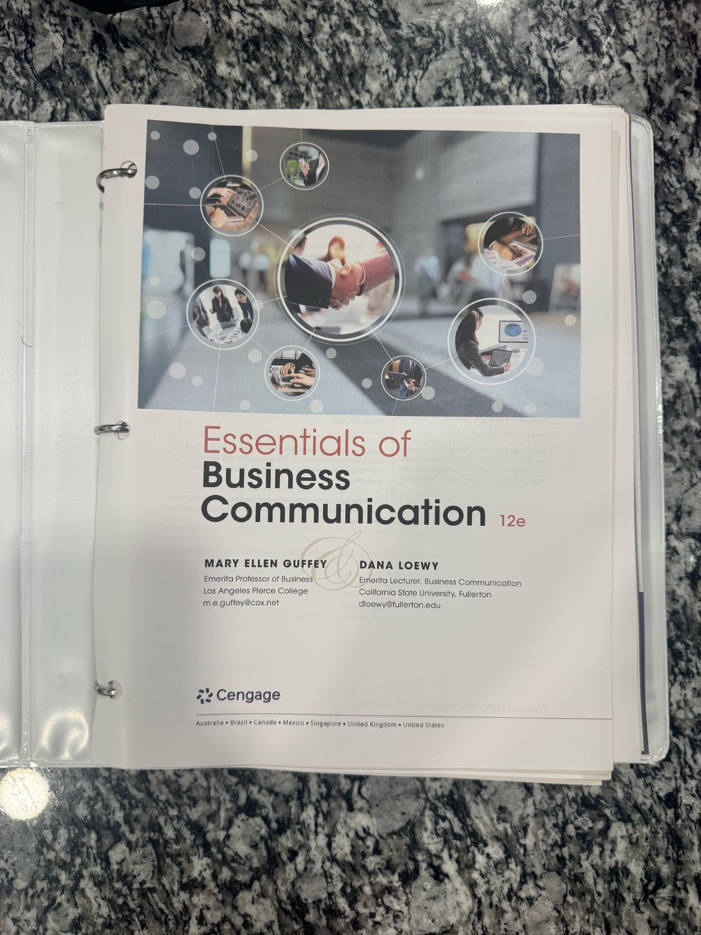 Essentials of Business Communication - Cengage